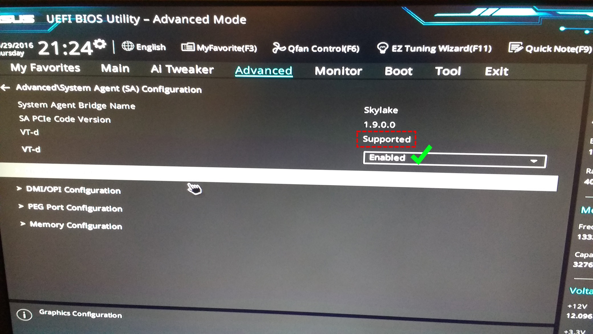 Enabling Intel VT-d