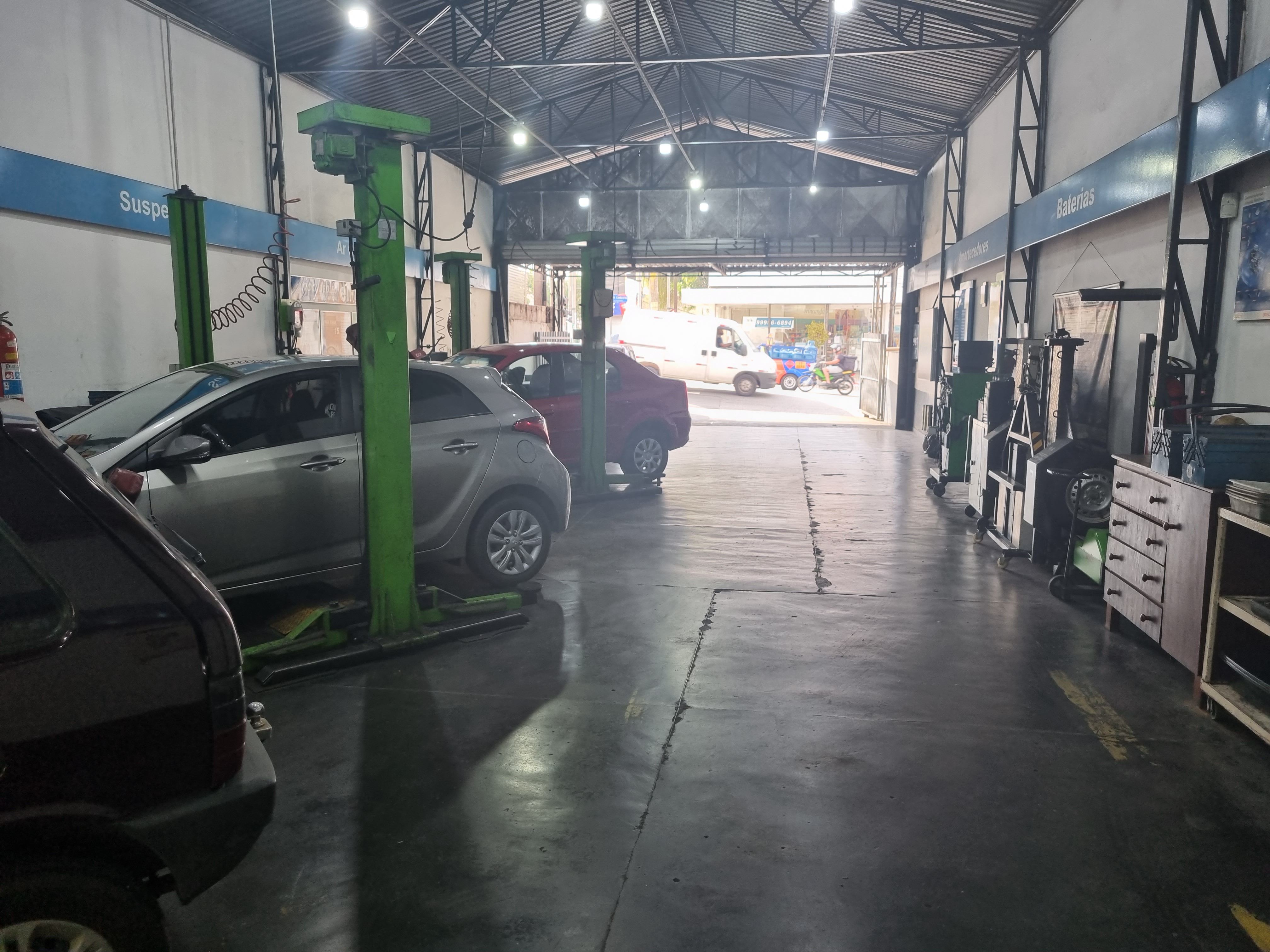 O pátio da Oficina
